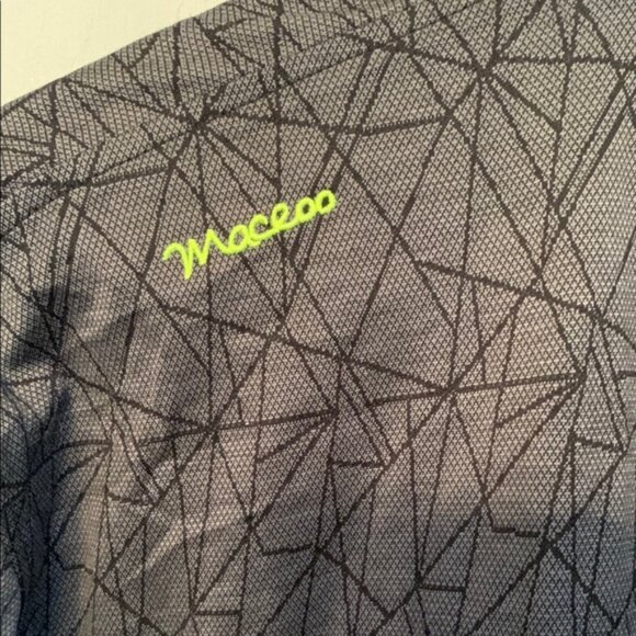 Maceoo Men's Gray and Black Geometric Shirt - Picture 5 of 7